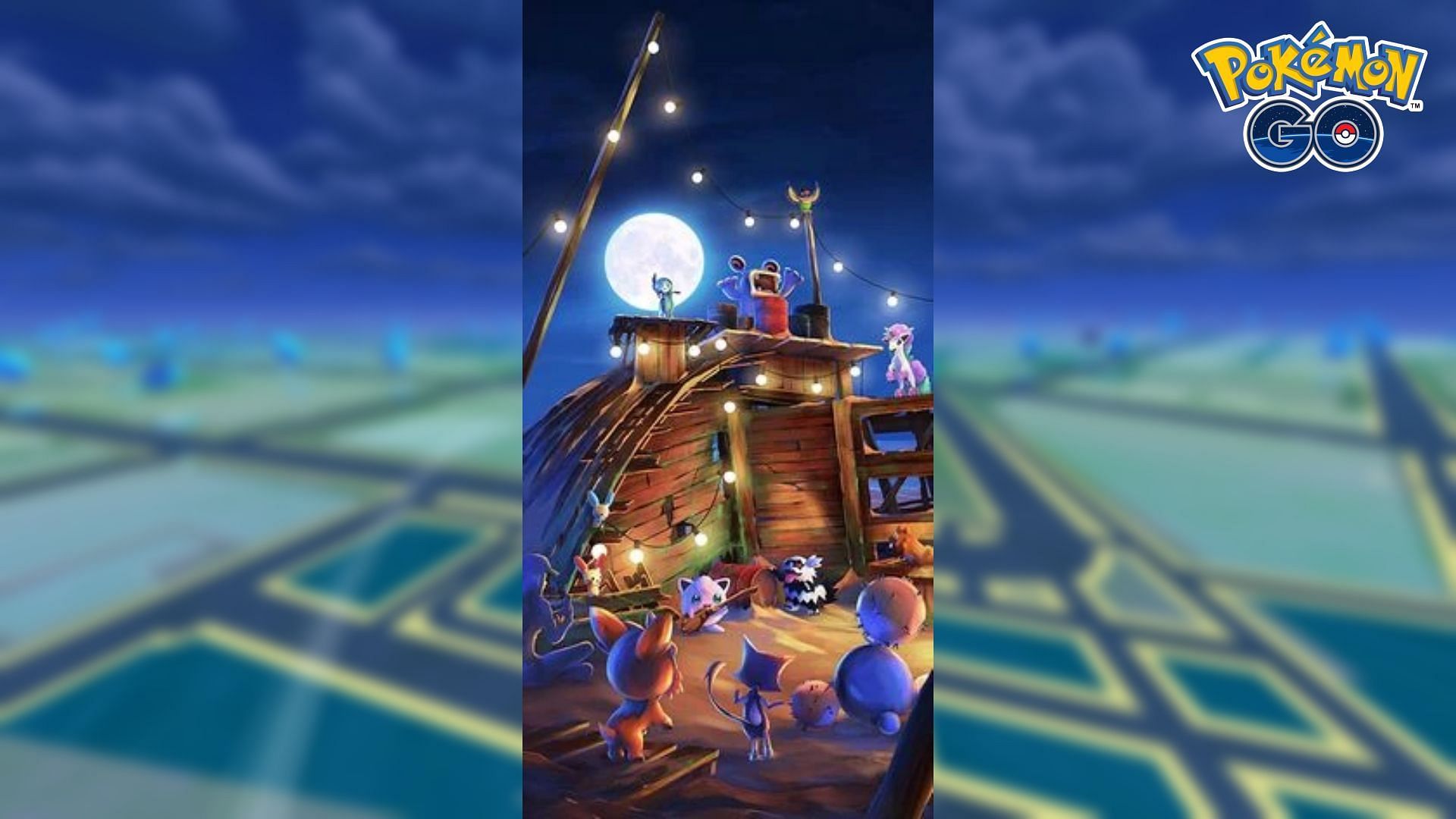 Questa schermata di caricamento presenta alcuni Pokémon di Galar, che all'epoca erano una novità (immagine tramite Niantic)