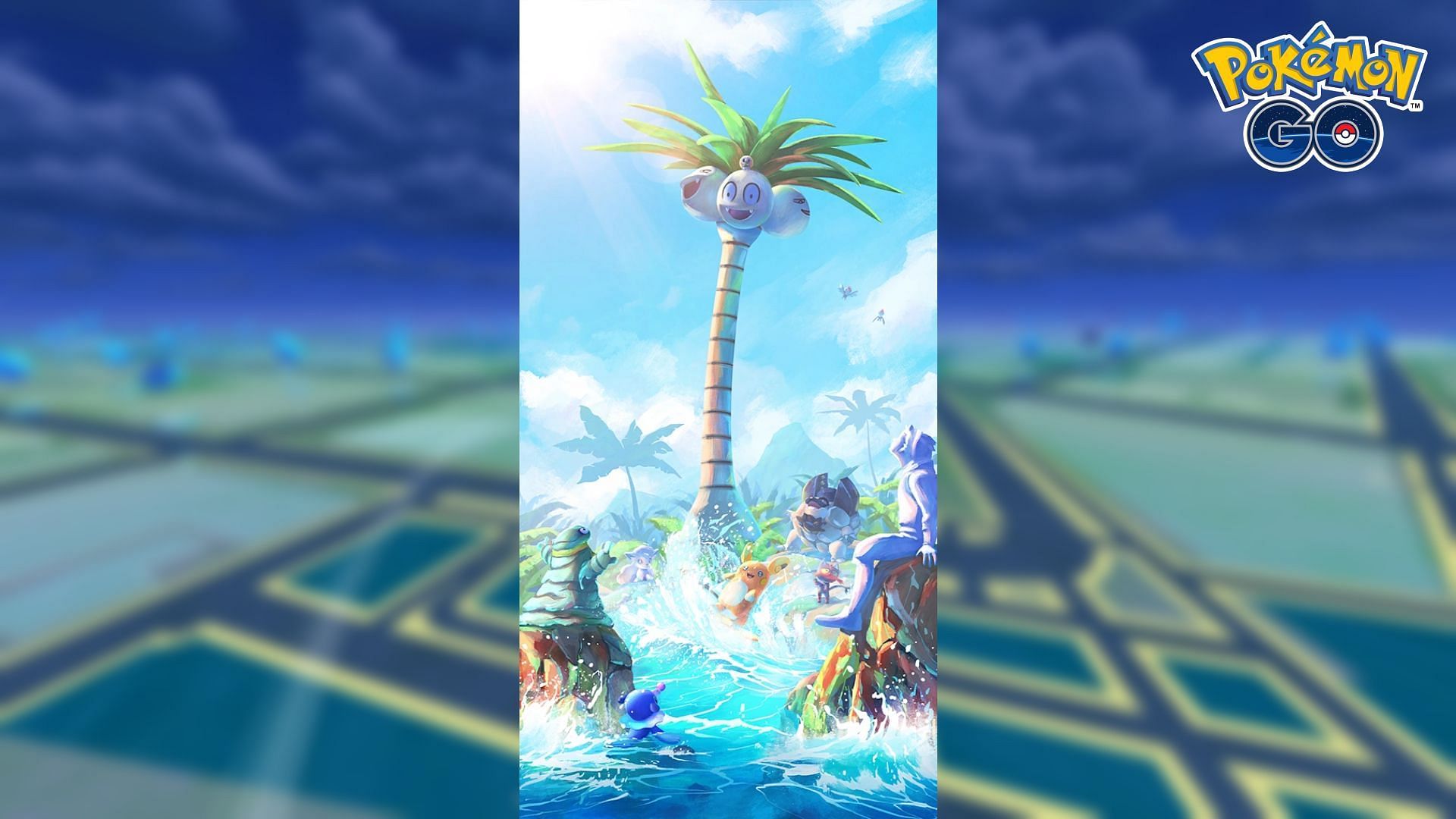 Questa era la schermata di caricamento per la stagione di Alola di Pokemon GO (immagine tramite Niantic)