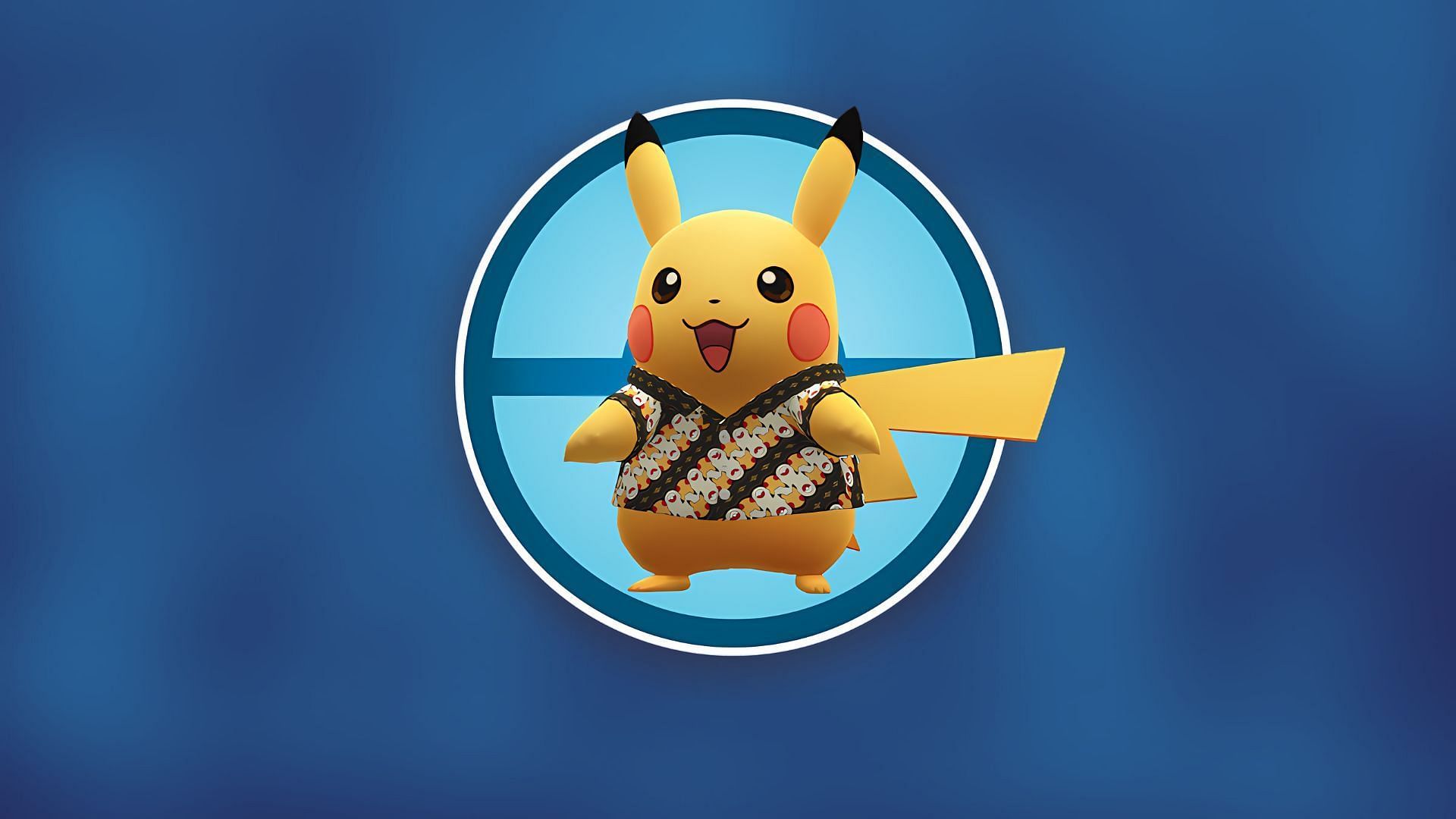 Maglietta Batik Pikachu, come si vede in Pokemon GO. (Immagine tramite The Pokemon Company)