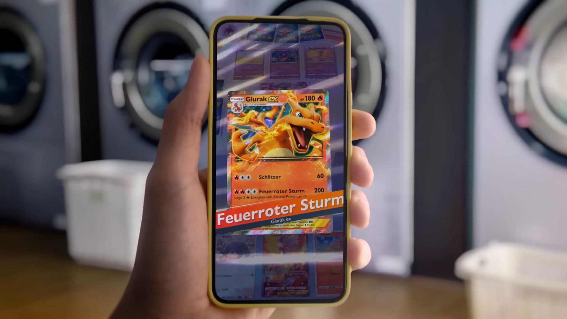 Puoi cambiare la lingua del gioco per collezionare carte in lingue diverse in Pokemon TCG Pocket (Immagine tramite The Pokemon Company)