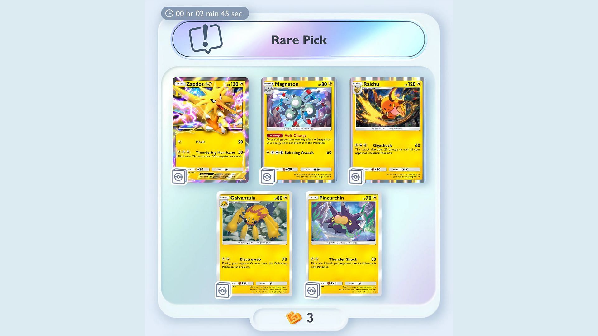 Evento Focolaio di massa di tipo Fulmine visto nel gioco (Immagine tramite The Pokemon Company)