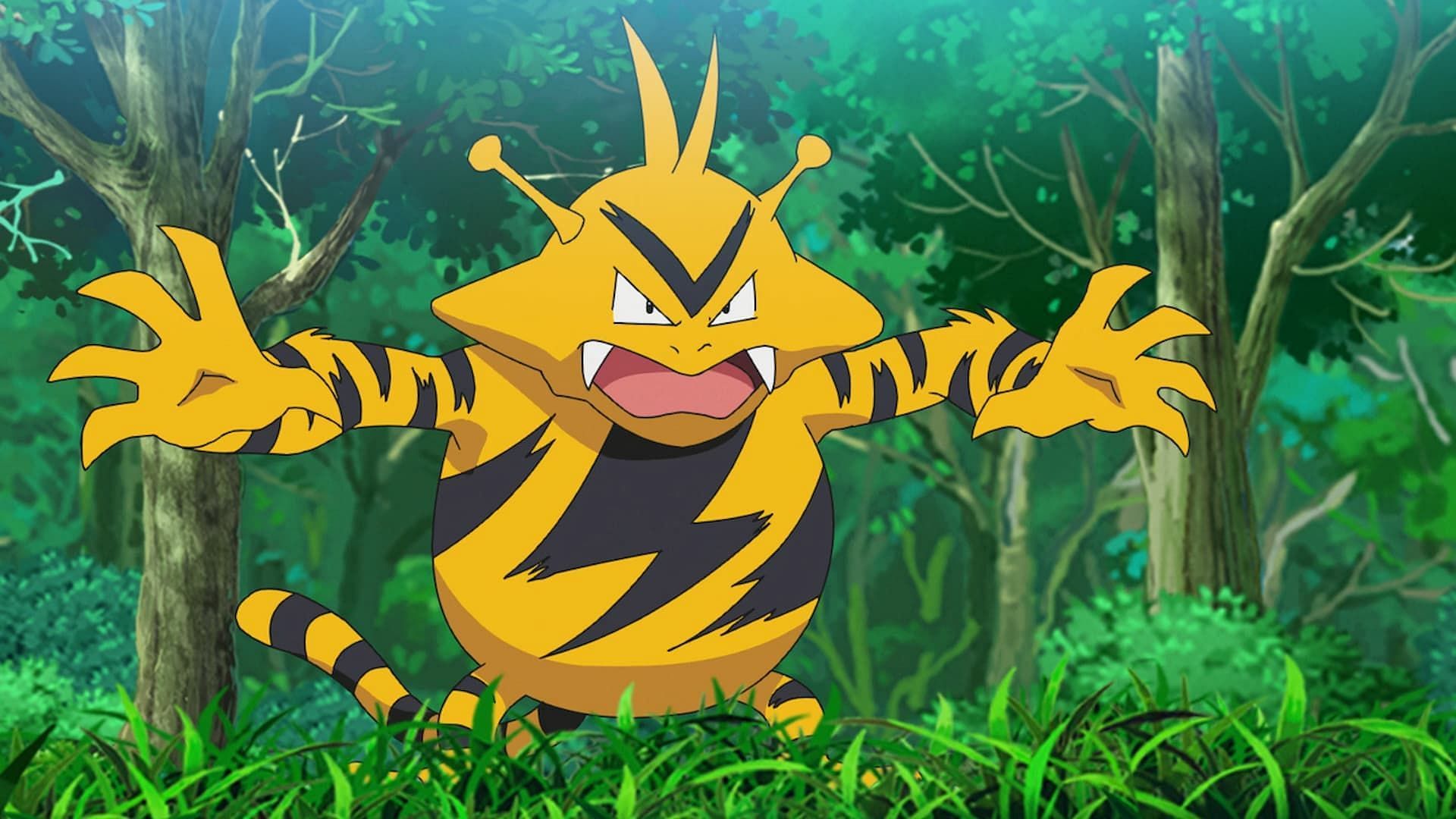 Electabuzz visto nell'anime (Immagine tramite The Pokemon Company)