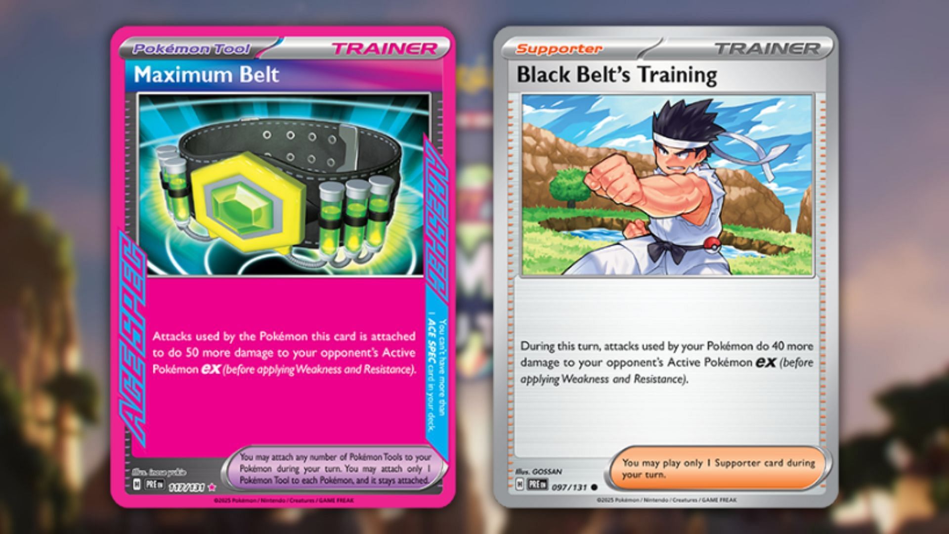 Carte Pratica Cintura Nera e Cintura Massima (Immagine tramite The Pokemon Company)