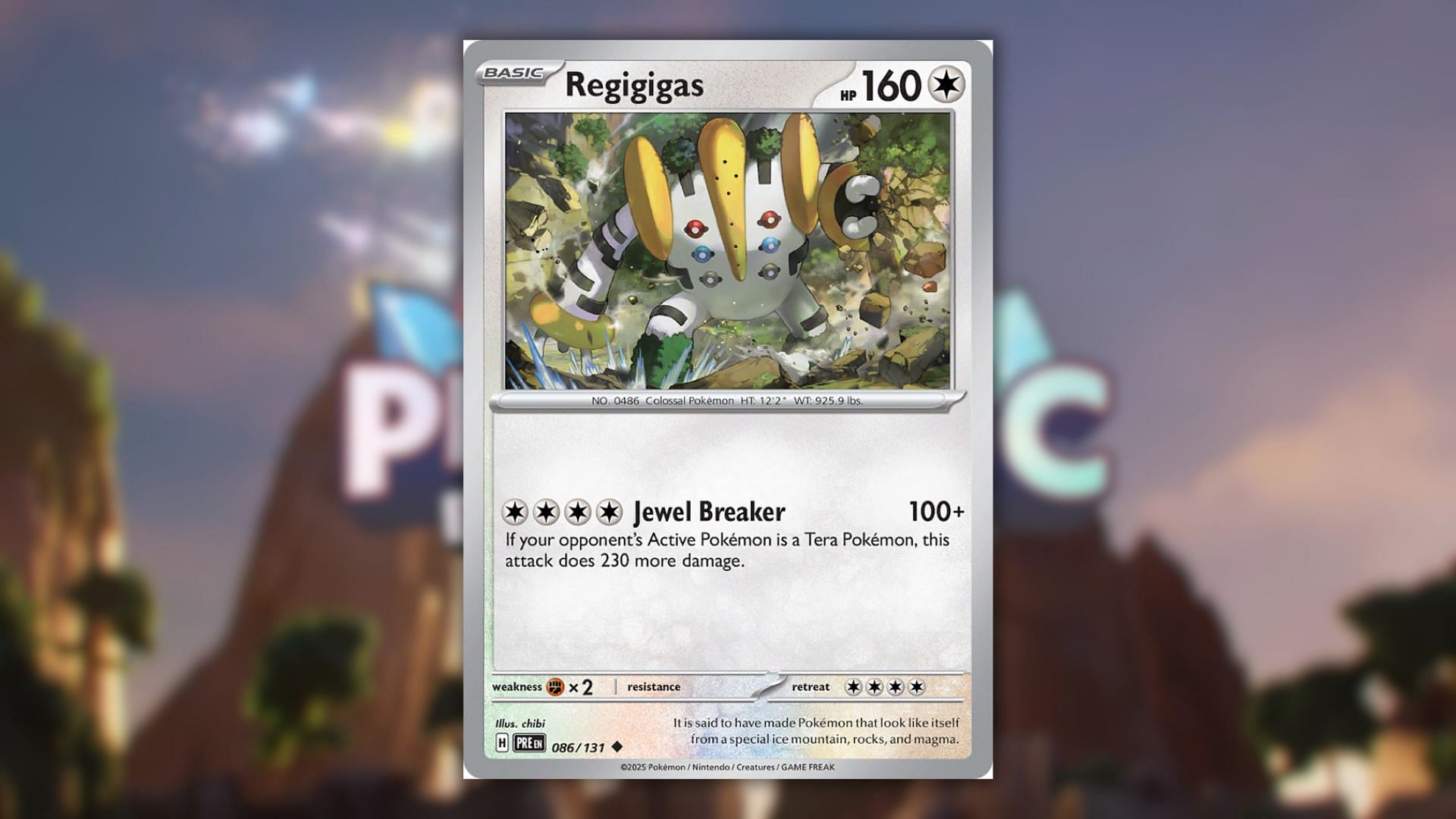 Carta Regigigas (Immagine tramite The Pokemon Company)