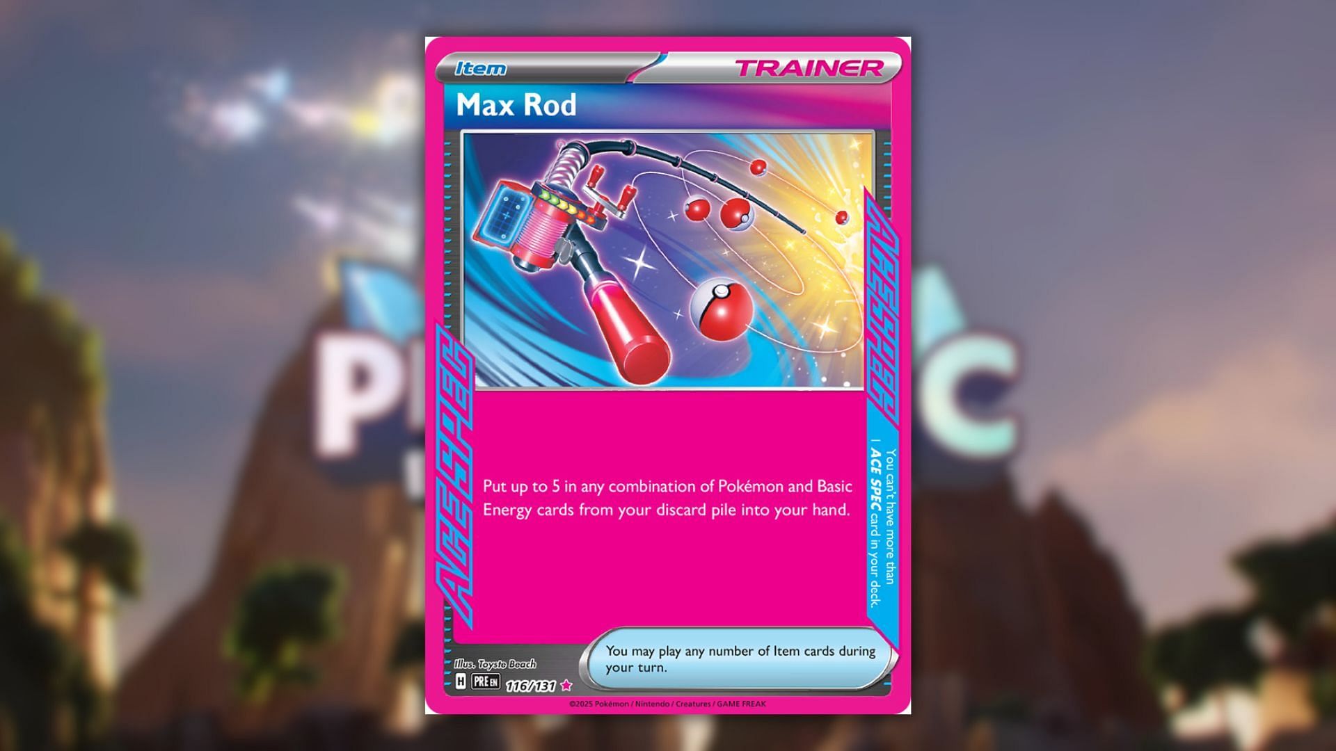 Carta Max Rod (Immagine tramite The Pokemon Company)