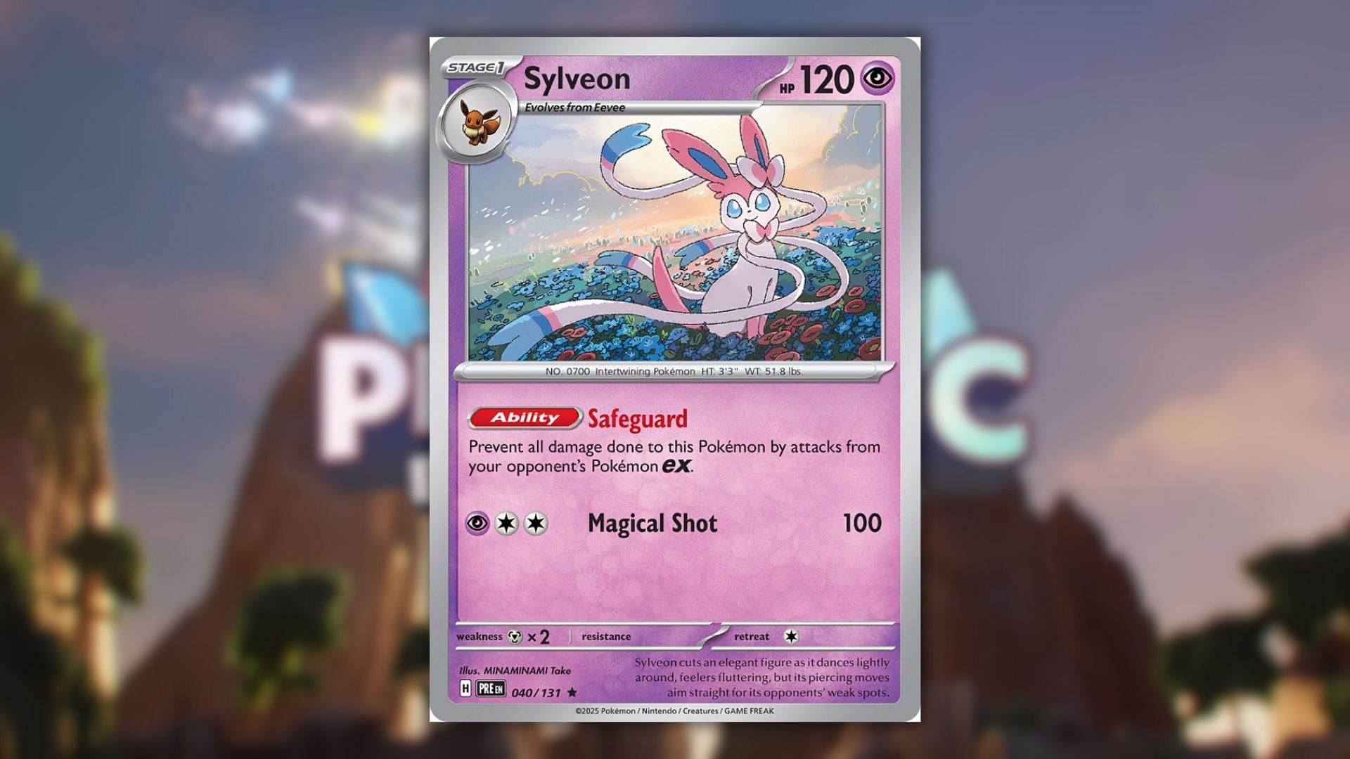 Carta Sylveon (Immagine tramite The Pokemon Company)