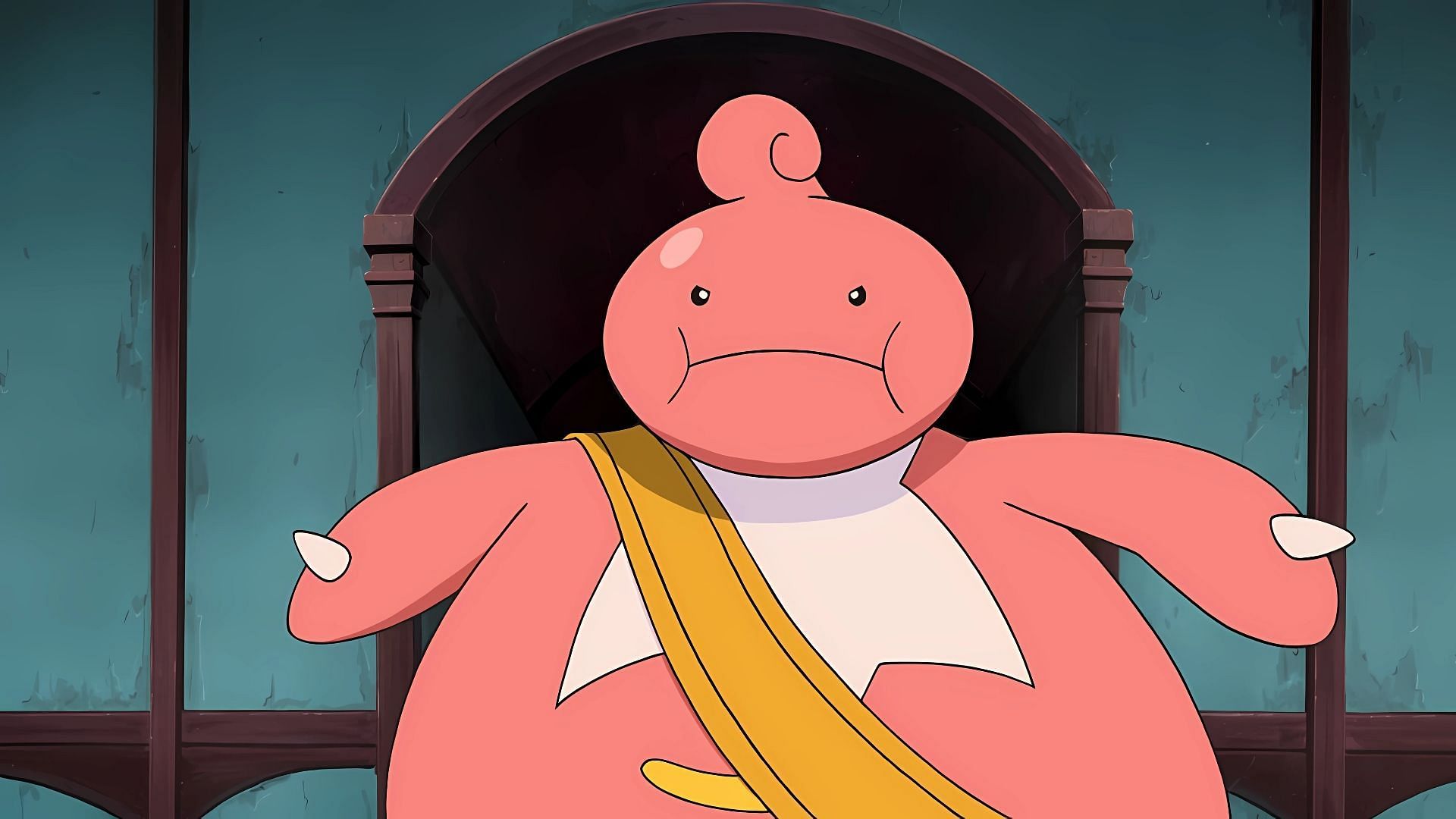 Il Lickilicky del Barone dall'anime (Immagine tramite The Pokemon Company)