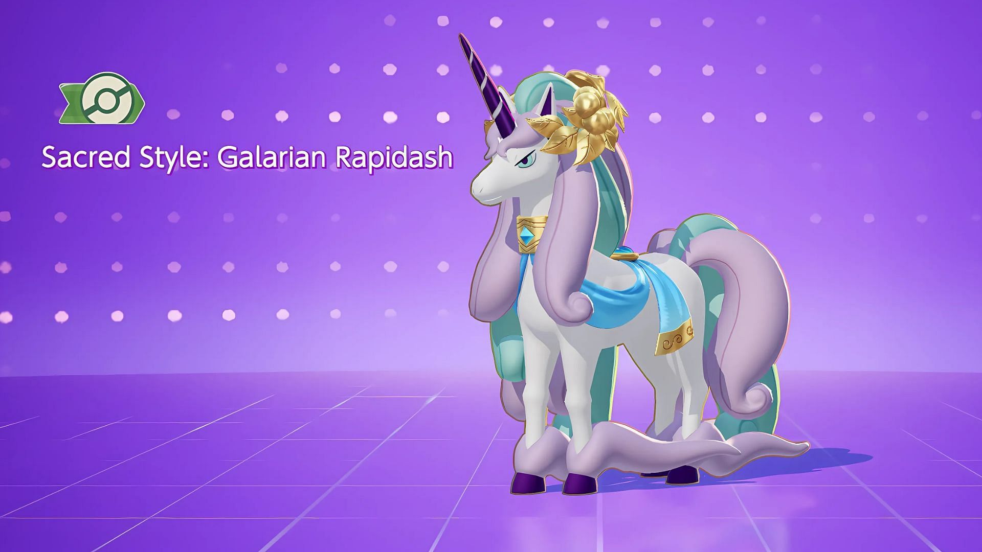 Galarian Rapidash: Stile Sacro (Immagine tramite The Pokemon Company)