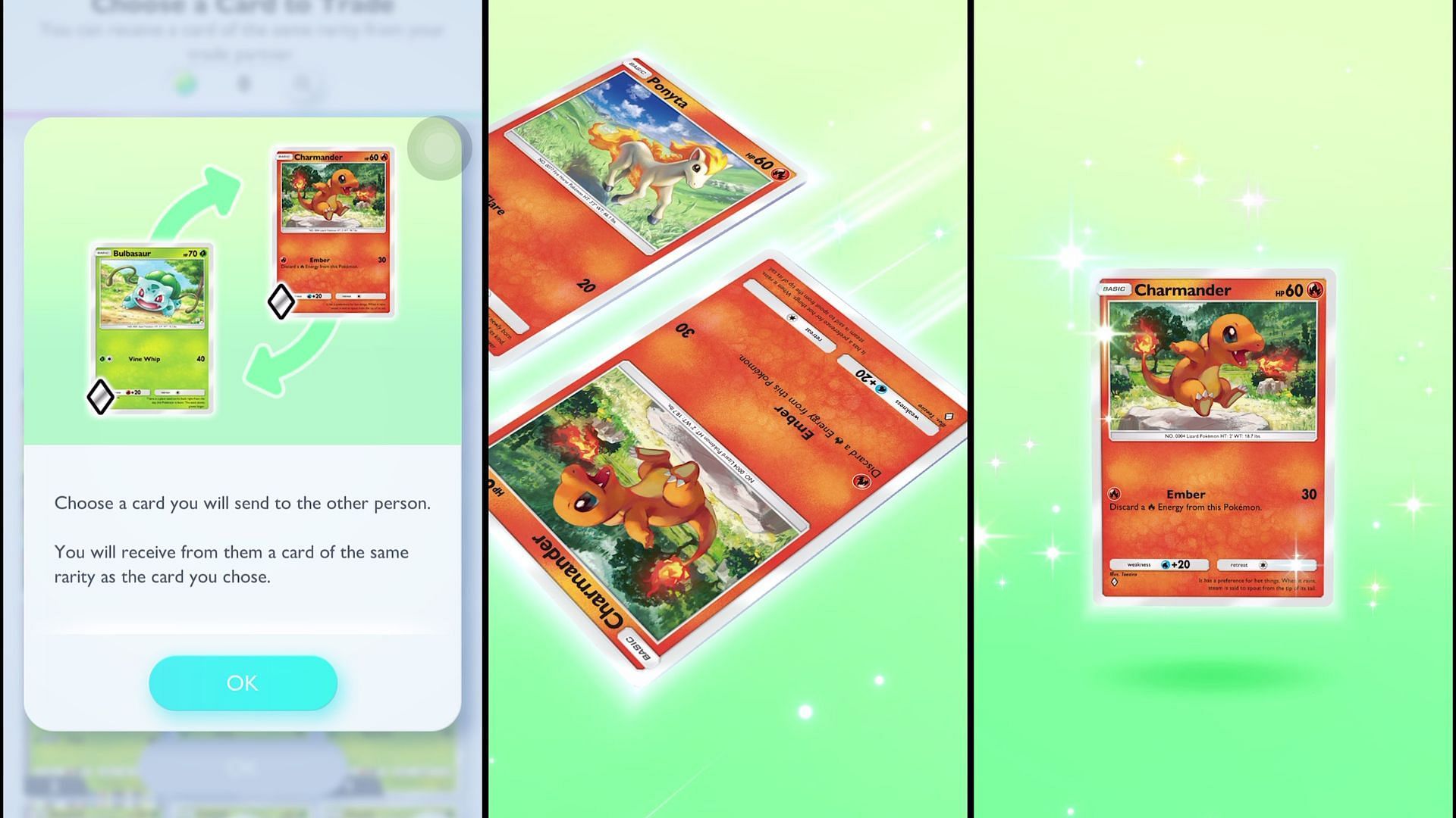 Regole e restrizioni per eseguire un commercio con un amico (immagine tramite la società Pokemon)