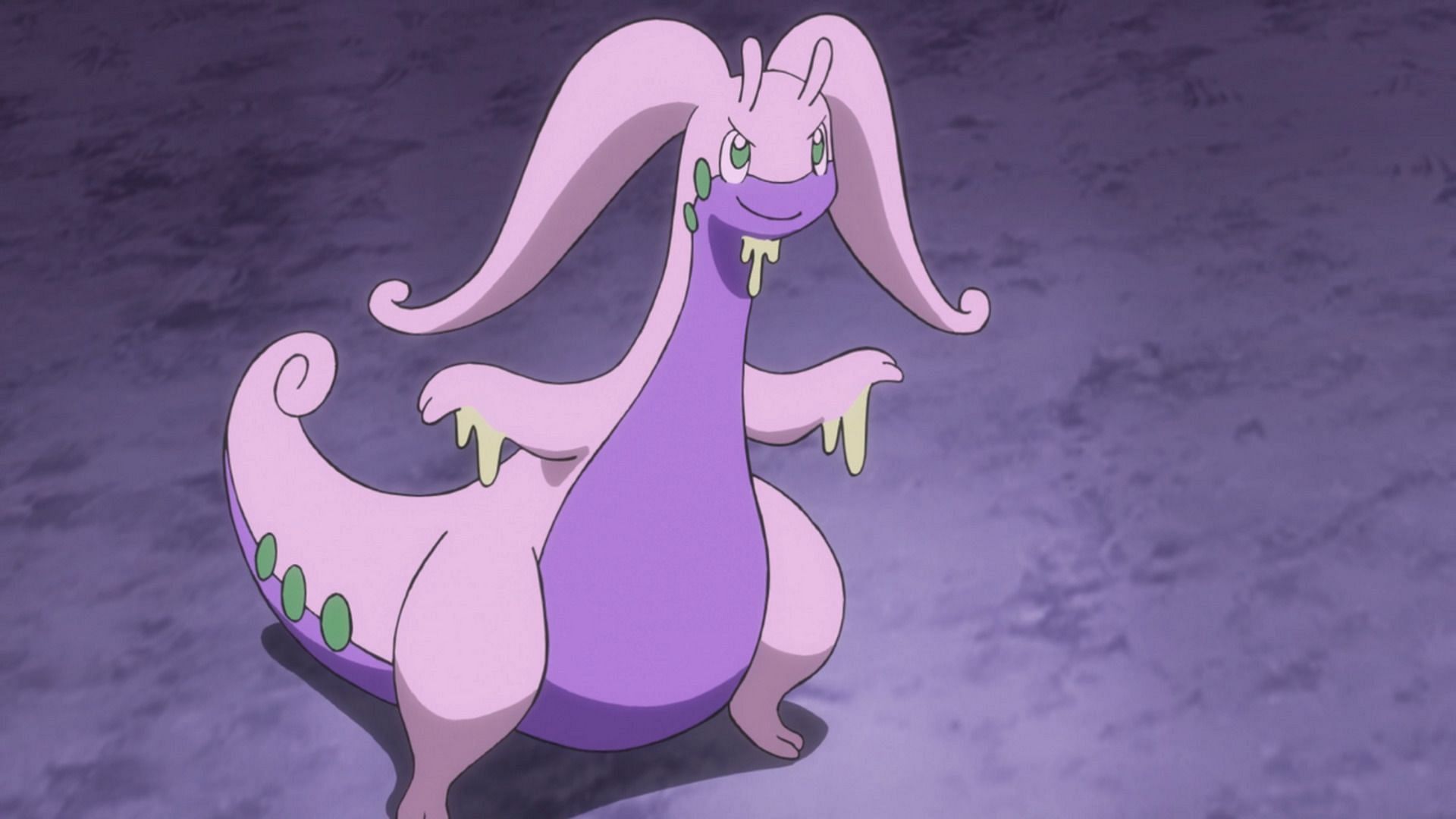 Goodra è lo pseudo-legendario per la regione di Kalos (immagine tramite la Pokemon Company)