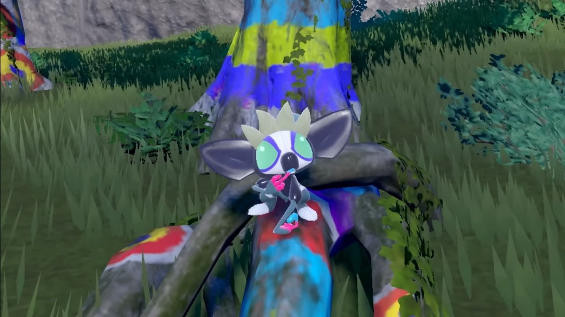 Grafaiai si evolve da Shroodle, che si schiude da uova di 12 chilometri (Immagine via Game Freak)