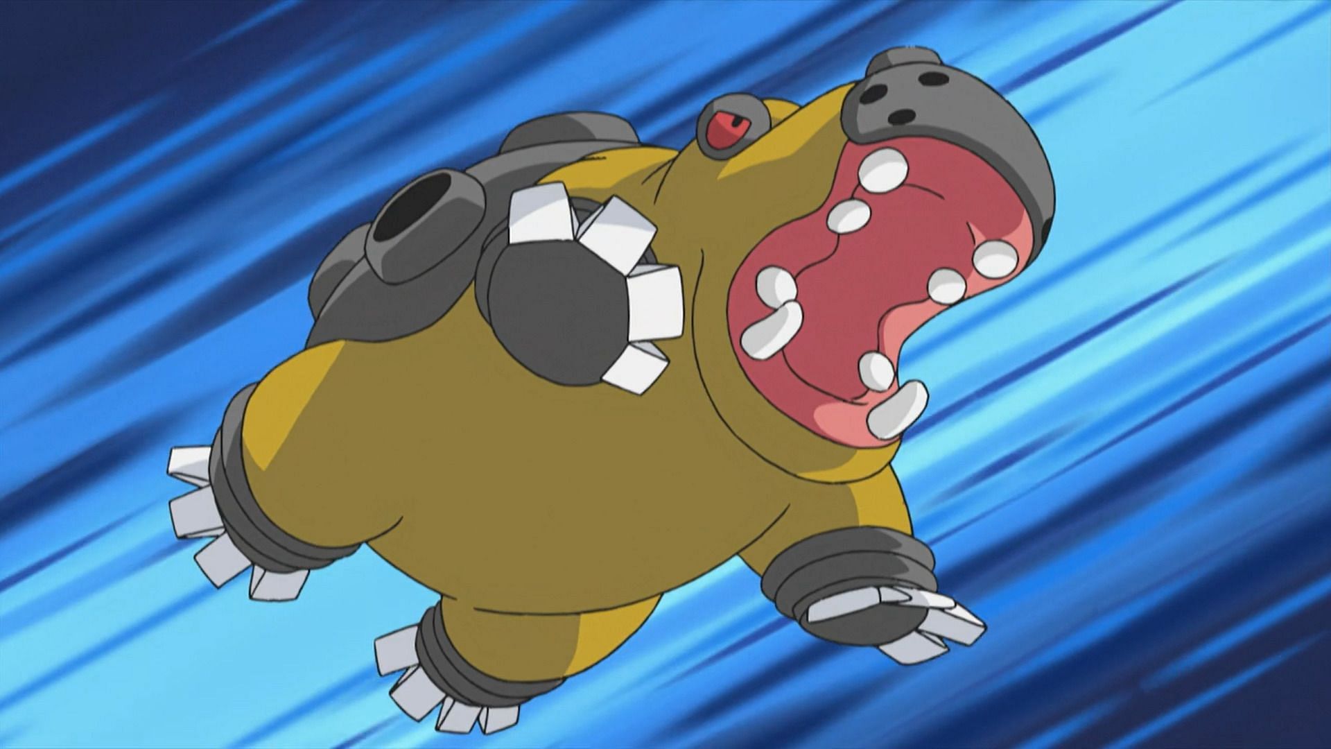 Hippowdon è un puro tipo Terra (immagine tramite The Pokemon Company)