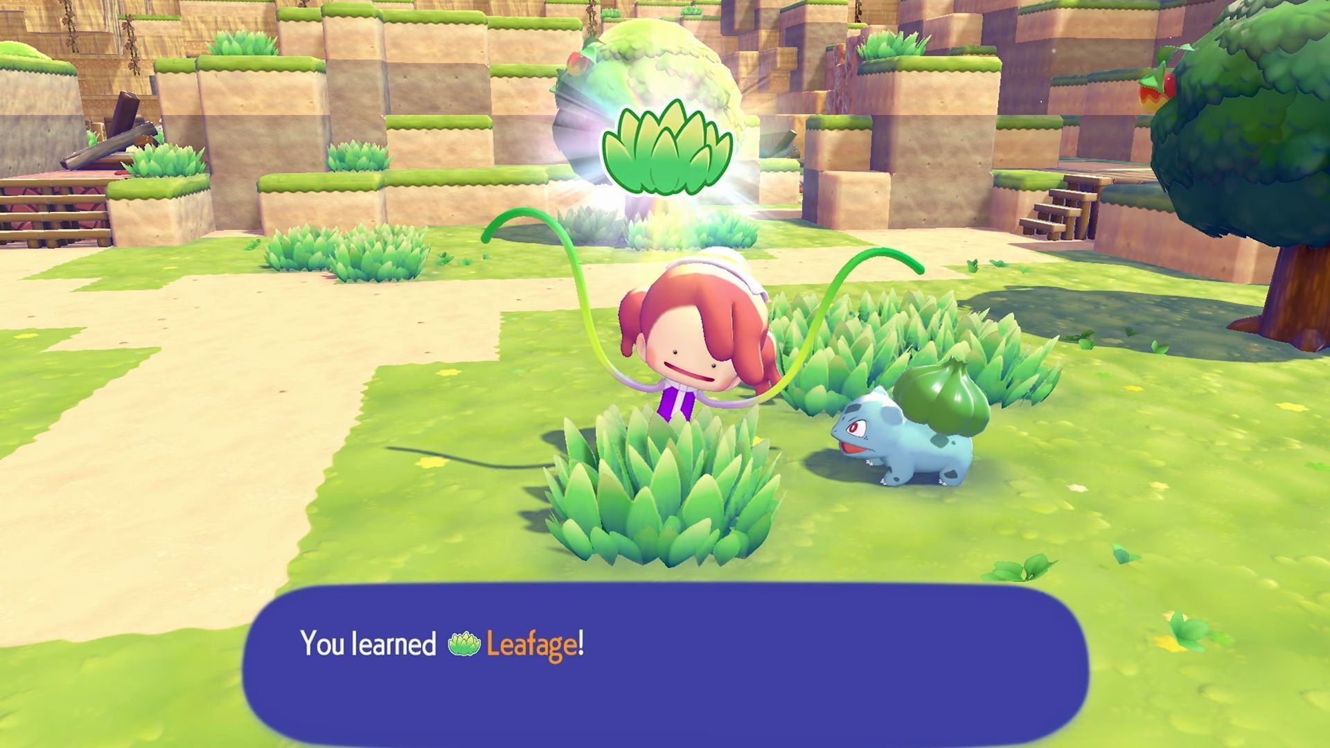 Idem ha mostrato l'apprendimento di nuove mosse nel gioco (immagine tramite la società Pokemon)