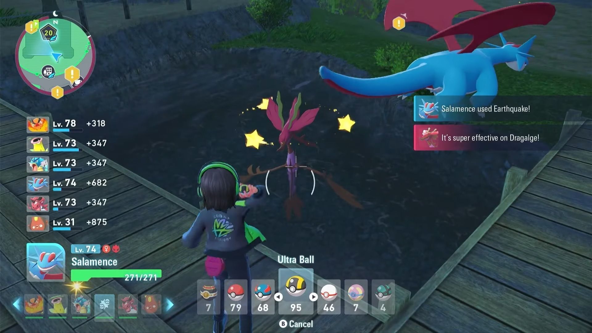 Ottenere Dragalge in Pokemon Legends ZA (immagine tramite TPC || YouTube@/DuckTape Gaming)