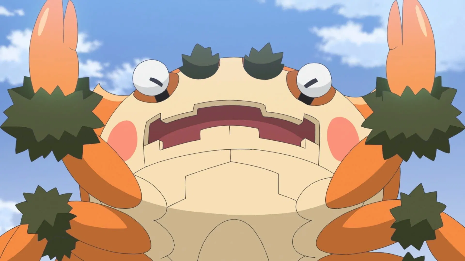Klawf come visto nell'anime (Immagine tramite The Pokemon Company)