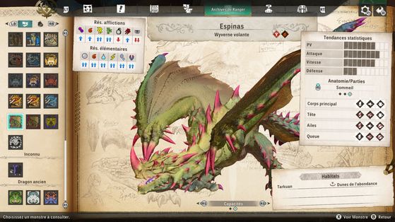 Espinas addormentato - Monster Hunter Stories 3: Twisted Reflection